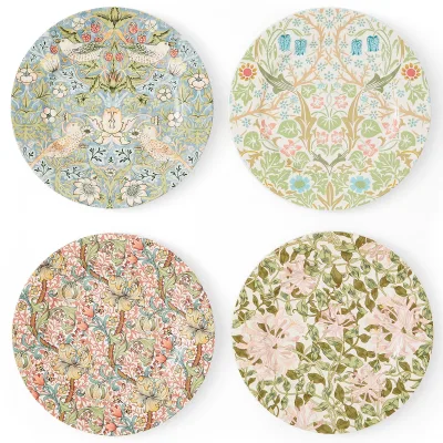 Spode Tallerken 20 cm. 4 stk. multi
