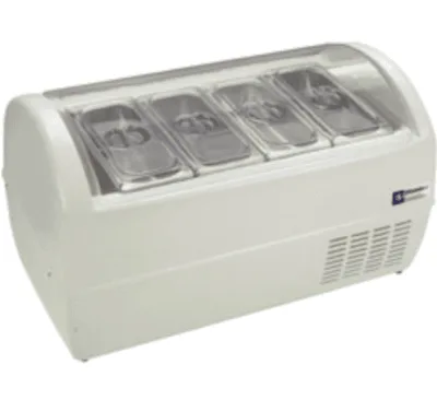 Diamond isdisk 4-8 iskantiner hvid 925x505x550mm