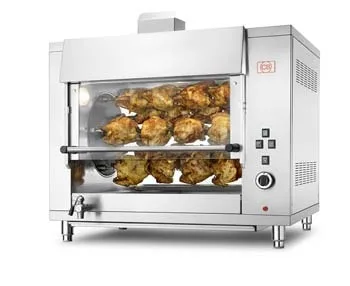 Rotiserie kyllinge- gasgrill P7/5 (20p) - CB-Italy gas P10/5 (30P)