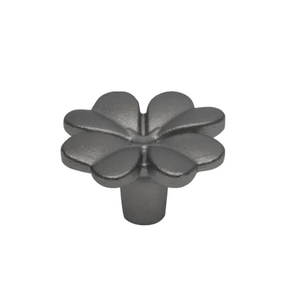 Mareld metalknop - firkløver