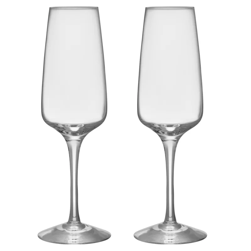 Orrefors Pulse champagneglas 28 cl, 2-pack