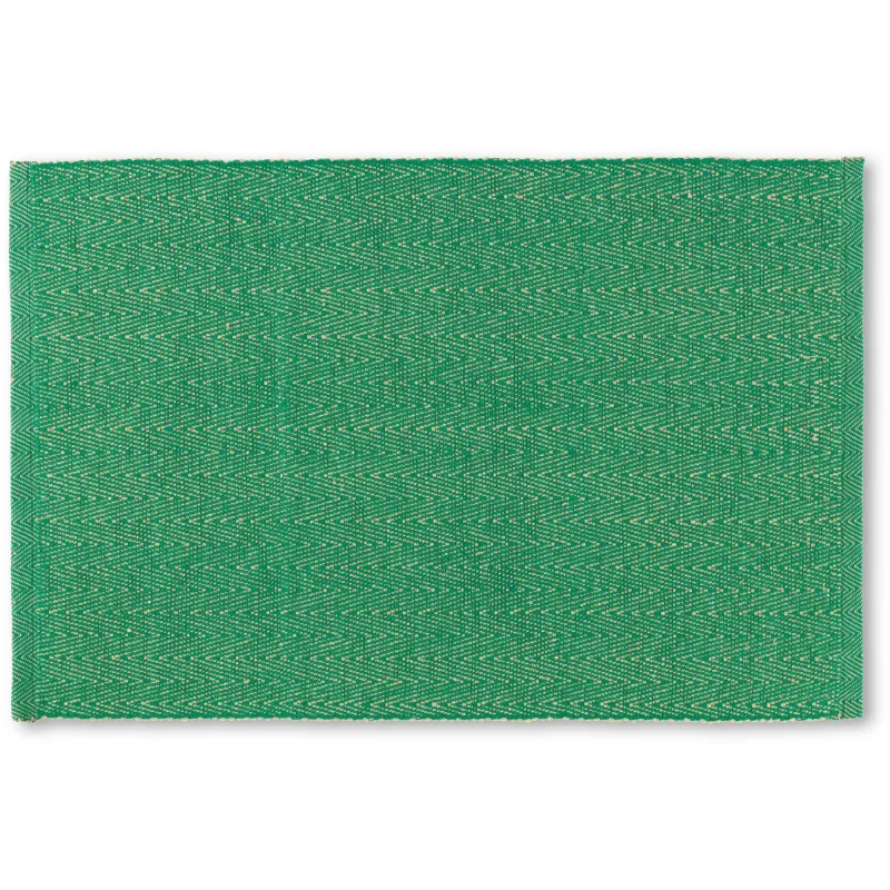 Lyngby porcelæn Herringbone dækkeserviet, grøn