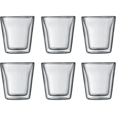 Bodum CANTEEN Dobbeltvægget glas, 6 stk. - 0,1 l