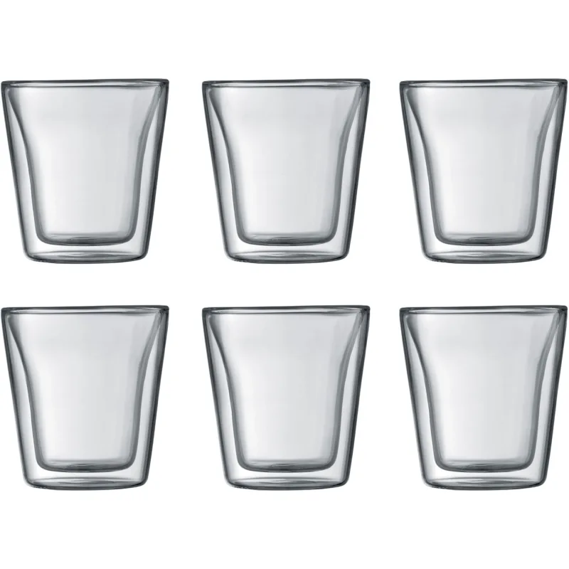 Bodum CANTEEN Dobbeltvægget glas, 6 stk. - 0,1 l