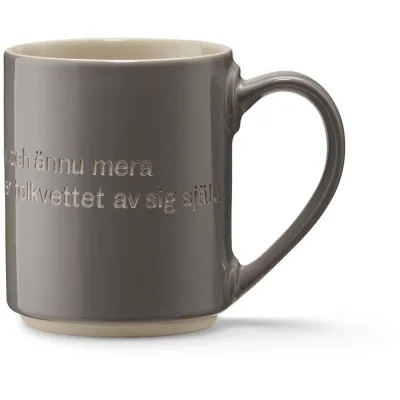 Design house stockholm Astrid Lindgren mugg, Ge barnen kärlek