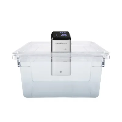 Sous Vide kar 56 liter m. låg til iVide® Plus WIFI Professional Sous Vide Cirkulator