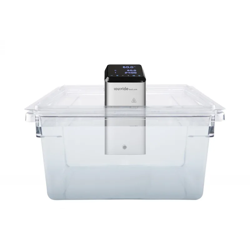 Sous Vide kar 56 liter m. låg til iVide® Plus WIFI Professional Sous Vide Cirkulator