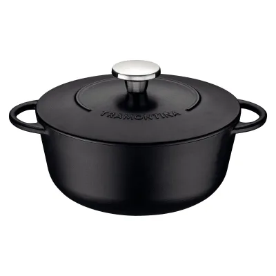 Tramontina Støbejernsgryde 4 liter, sort