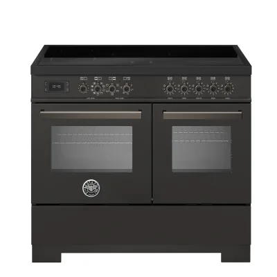 Bertazzoni PRO105I2ECAT2 Professional induktionskomfur 100 cm med 5 zoner og 2 ovne, carbonio