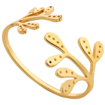 Cooee design Mistletoe servietring, messing, 2 stk.