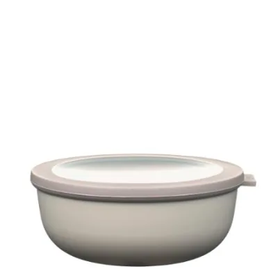 Mepal Cirqula Skål m/låg - Nordic White - 1,25 L