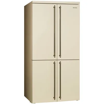 Smeg FQ60CPO6 Colonial French Door kombiskab, creme