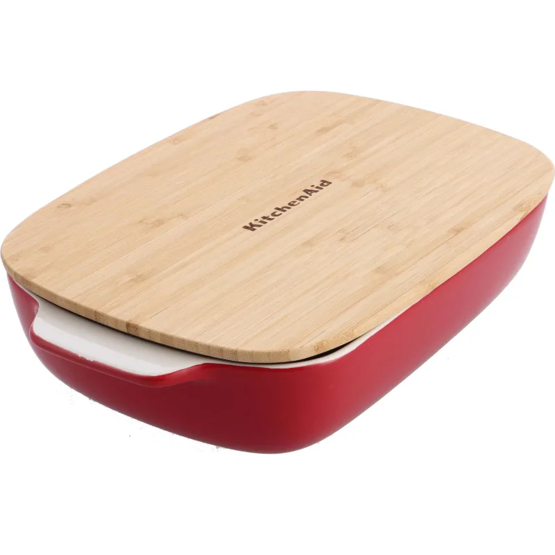 Kitchenaid Ovnform med låg 39 x 23,5 x 7,5 cm, rød