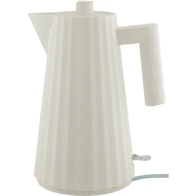 Alessi MDL06 Plissé elkedel 1,7 liter, hvid