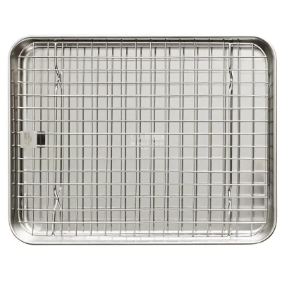 Culimat Gastro-bakke og rist 31,5 x 24,5 x 2,5 cm, rustfrit stål