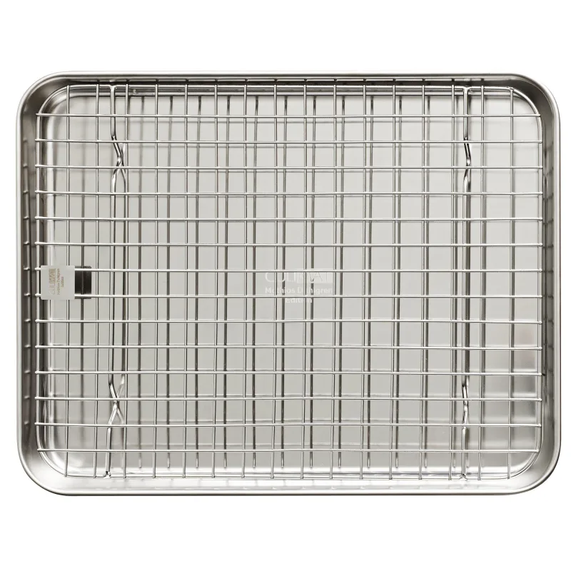 Culimat Gastro-bakke og rist 31,5 x 24,5 x 2,5 cm, rustfrit stål
