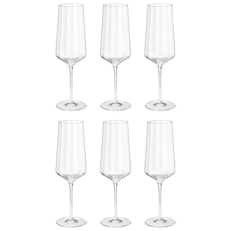 Georg jensen Bernadotte champagneglas flute, 27 cl, 6 stk