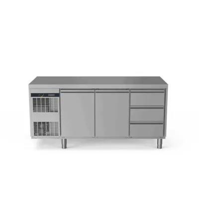 Zanussi kølebord 440L - 2 låger - 3x skuffer