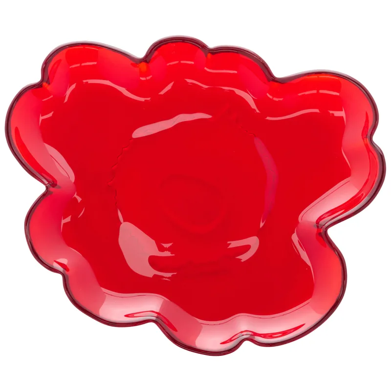 Marimekko Unikko glasassiet 20 cm, rød