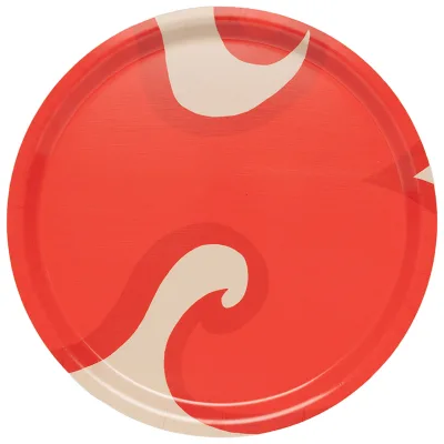 Marimekko Jokeri bakke 31 cm, sand/orangerød