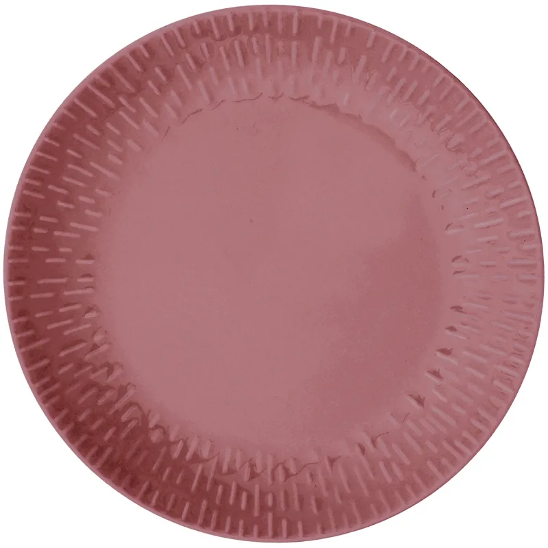 Aida Confetti tallerken 24 cm, bordeaux
