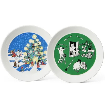 Moomin arabia Mumitroldene Tallerkensæt Tegnet & Jul