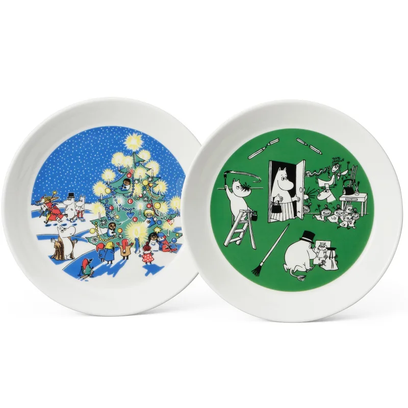Moomin arabia Mumitroldene Tallerkensæt Tegnet & Jul