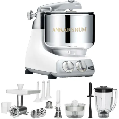 Ankarsrum AKM 6230 Køkkenmaskine + Deluxe pakke, White