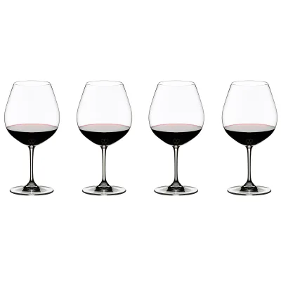Riedel Vinum Pinot Noir 270-års jubilæum rødvinsglas, 4 stk.