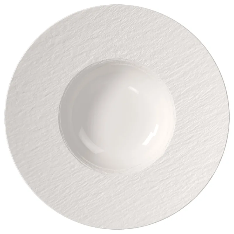 Villeroy & boch Manufacture Ice pastatallerken, hvid