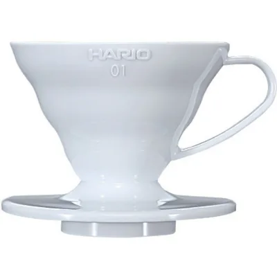 Hario 1 Cup Dripper V60 Hvid keramik
