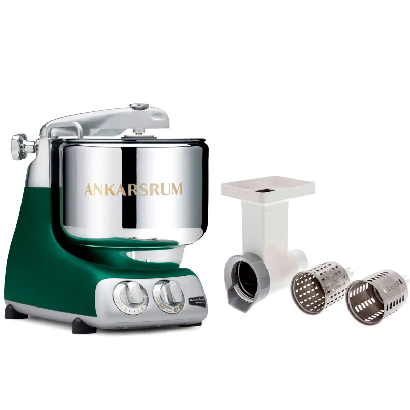Ankarsrum Assistent Original AKM6230 Forest Green + Grøntsagssnitter