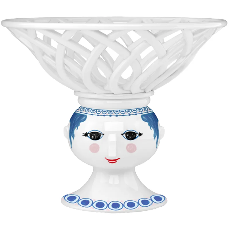 Bjørn Wiinblad Dora Frugtskål 25 cm, blå