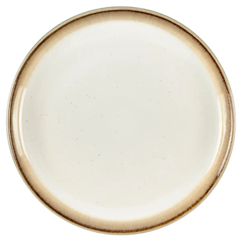 Bitz Gastro Tallerken Ø17 cm, blank flødehvid/grå
