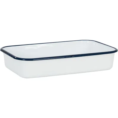 Kockums jernverk Ovnfast fad 30x20 cm. Hvid