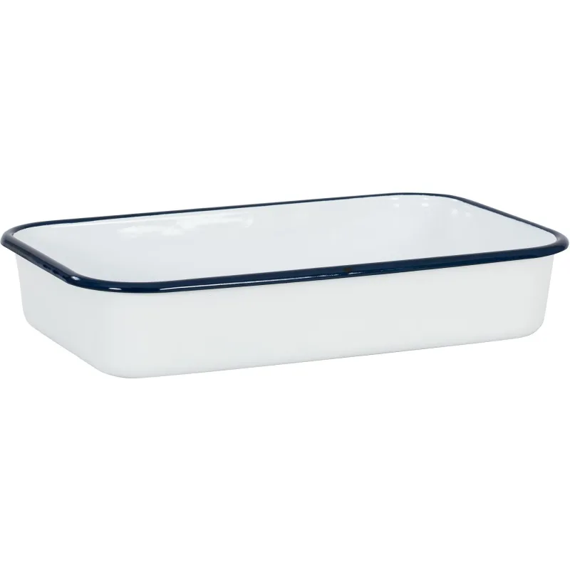 Kockums jernverk Ovnfast fad 30x20 cm. Hvid