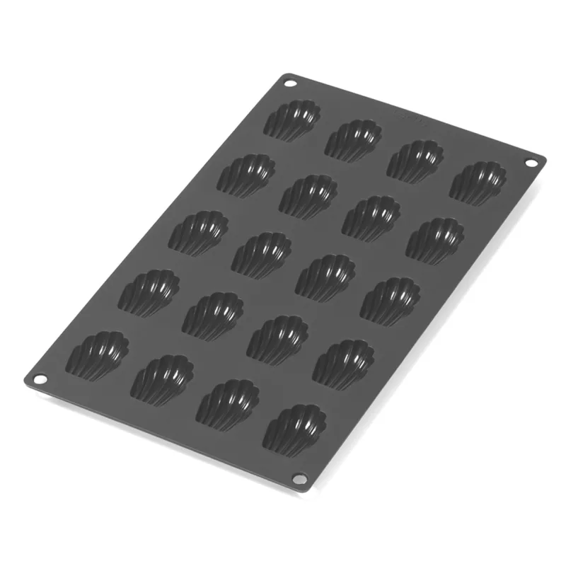 Lékué Mini-madeleines silikoneform 20 huller, sort