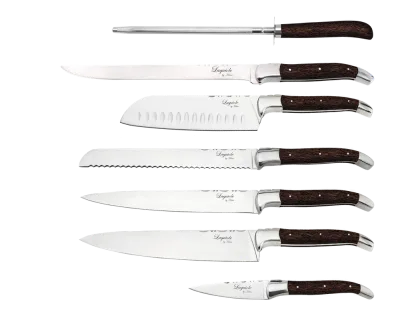 Laguiole By Hâws Chef Knivsæt (6 knive + Strygestål)