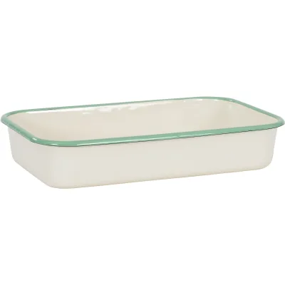 Kockums jernverk Ovnfast fad 30x20 cm. Creme