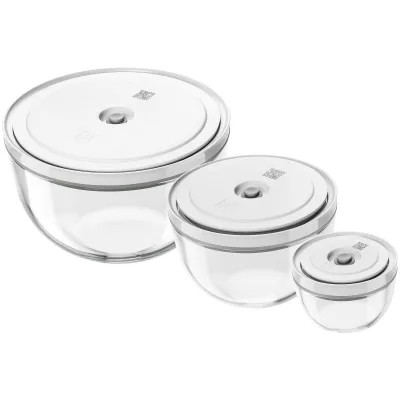 Zwilling Fresh & Save Vakuumskålssæt I glas 6 dele