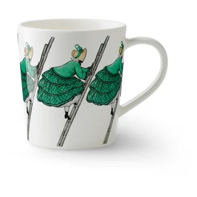 Design house stockholm Elsa Beskow, Aunt Green Krus med hank