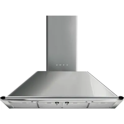 Smeg KTR110XE 110 cm vægmonteret emhætte i rustfrit stål