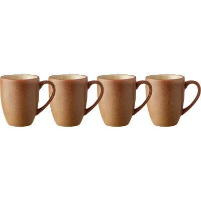 Bitz Krus med håndtag 30 cl, wood/sand, 4-pak