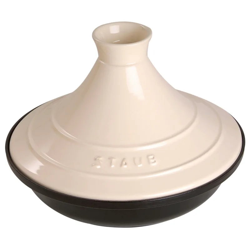 Staub Tajinegryde 28 cm, creme