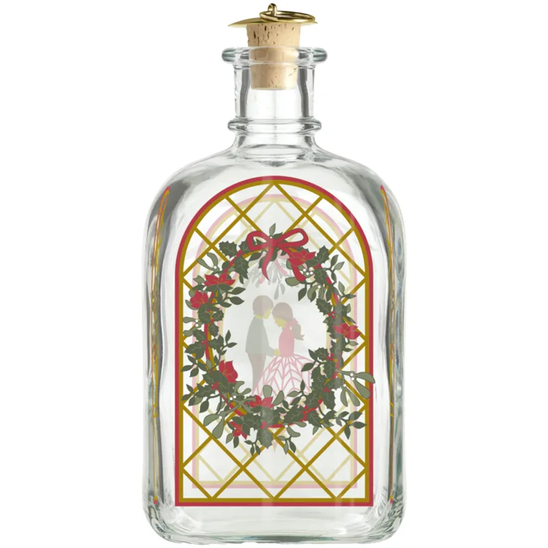 Holmegaard Julesnapseflaske 2025 73 cl, multi