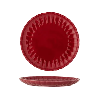 Latina tallerken 27 cm - Rød