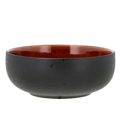 Bitz Poke-/ramenskål Ø18 cm, rav/sort