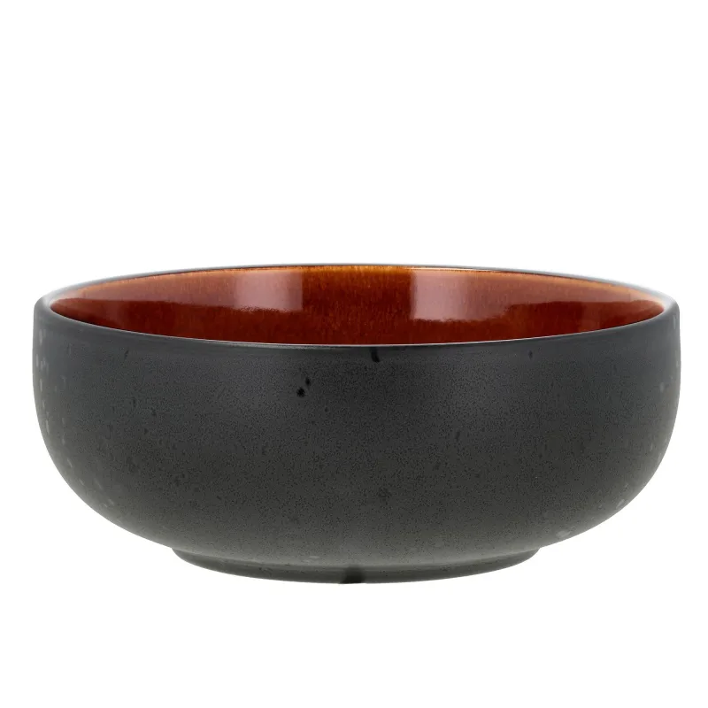 Bitz Poke-/ramenskål Ø18 cm, rav/sort