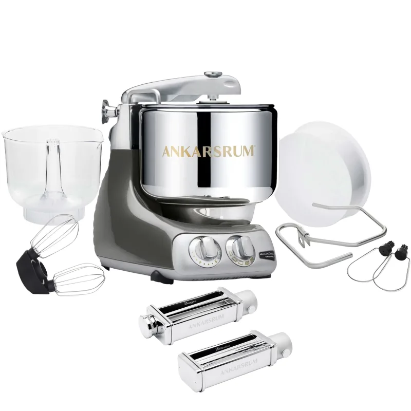 Ankarsrum Assistent Original AKM 6230 køkkenmaskine og pastakit, black chrome