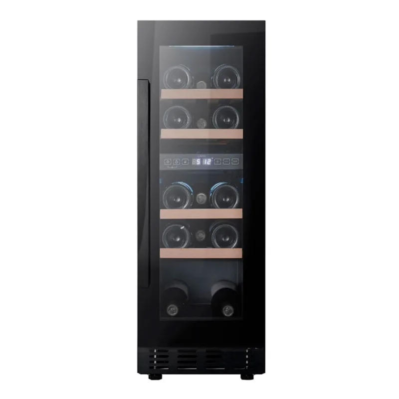 Cavin Arctic Collection 30D Fullglass Black indbygget vinkøleskab 18 flasker